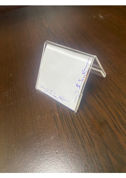 Pleksiaksesuar Şeffaf 5.5x 5.5 cm Qa Kot Okutma Numaralık indirimleri
