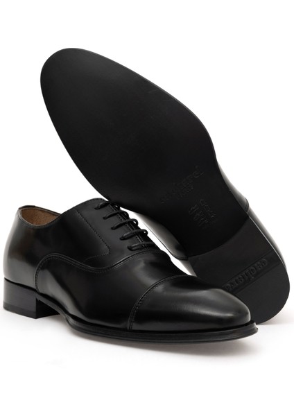 Erkek Siyah Kösele Taban %100 Deri Klasik Ayakkabı 50287596-VR046 indirimleri