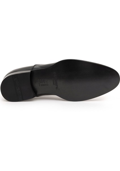 Erkek Siyah Kösele Taban %100 Deri Klasik Ayakkabı 50287596-VR046