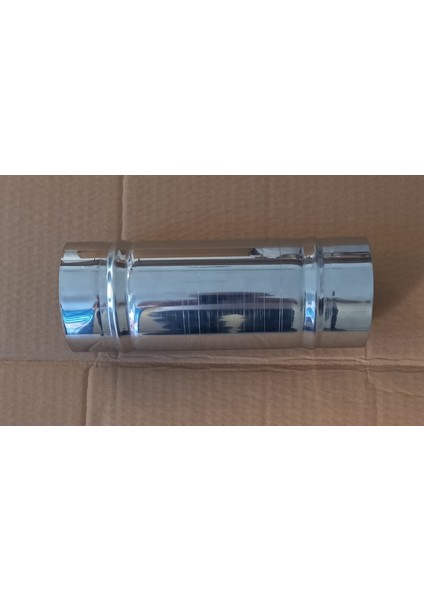 Semaver & Soba Boru Bacası Çap 8,2 cm Derinlik 22 cm Paslanmaz Krom Çelik 430 fırsatları