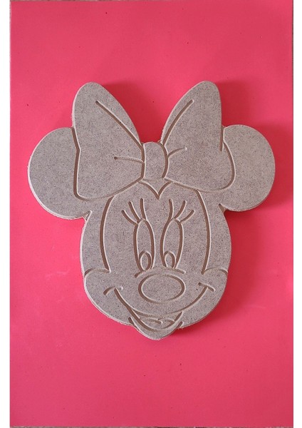 Minie Mouse Ahşap Boyama Kiti