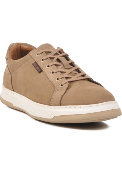 Kum Nubuk Hakiki Deri Erkek Sneaker 2516 M