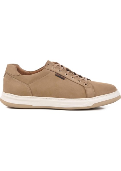 Kum Nubuk Hakiki Deri Erkek Sneaker 2516 M