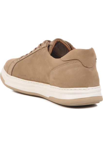 Kum Nubuk Hakiki Deri Erkek Sneaker 2516 M