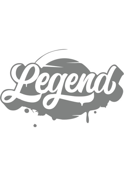 Legend Sticker 17X17 cm Gri