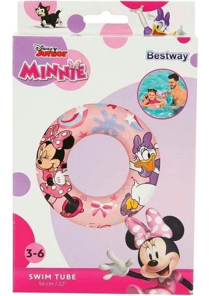 Yeşil 56 cm Minnie Simit Eğlenceli ve şık çocuk dekorasyonu, 1+ yaş için. fırsatları