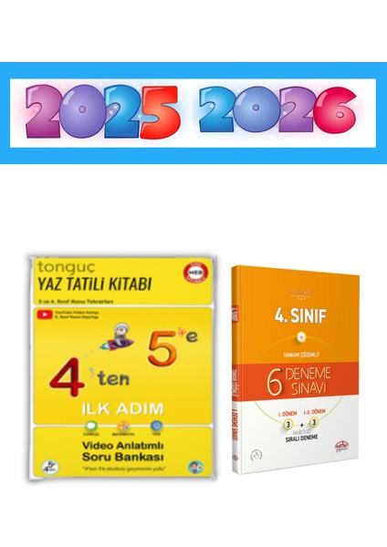 4 Ten 5 E Hazırlık Kitabı + Deneme Sınavı