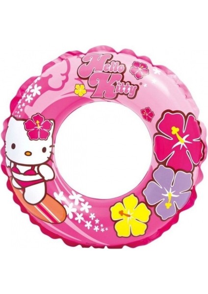 Sevimli Çocuk Can Simidi, 61cm, Güvenle Yüzme Eğlencesi, Beyaz