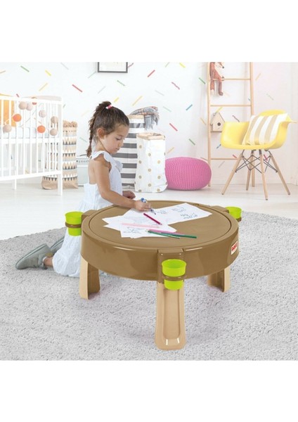 Çocuklar İçin Çok Amaçlı Bahçe Kum ve Su Oyun Seti, Eğlence Dolu Aktivite, Renk: Turuncu modelleri