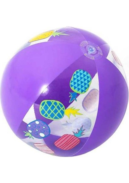 Şeffaf desenli deniz ve havuz topu, 51 cm, mor, 3+ yaş, Türkiye üretimi fiyatları