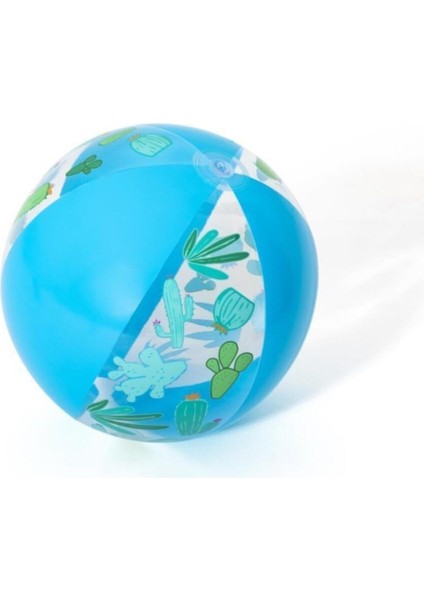 Şeffaf desenli deniz ve havuz topu, 51 cm, mor, 3+ yaş, Türkiye üretimi indirimleri