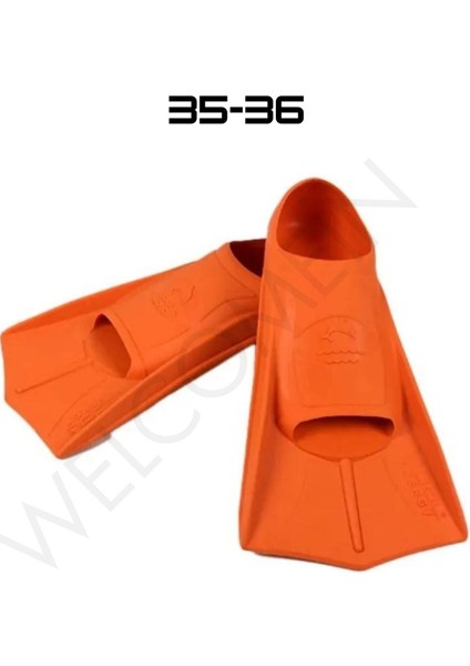 Pool Energy Unisex Kısa Havuz Paleti Eğitim Paleti Kauçuk Dört Farklı Renk 35-36 Numara