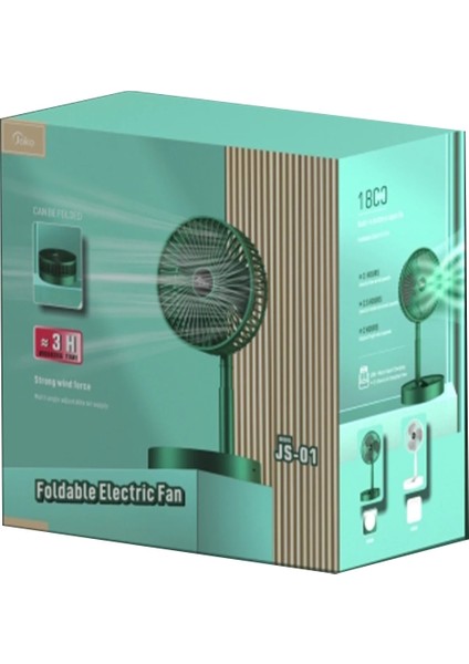 Şarjlı Beyaz Katlanılabilir Mini Fan Masa Üstü Vantilatörü Usb Soğutucu Sessiz El Fanı Standlı Yer Tipi El Tipi