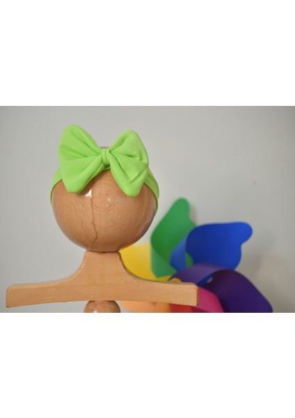 Bebeğin Için En Konforlu Bandana,2'li Set 0-2yaş Kız Bebek Penye Fiyonk Bandana