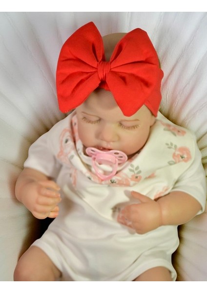 Bebeğin Için En Konforlu Bandana,2'li Set 0-2yaş Kız Bebek Penye Fiyonk Bandana