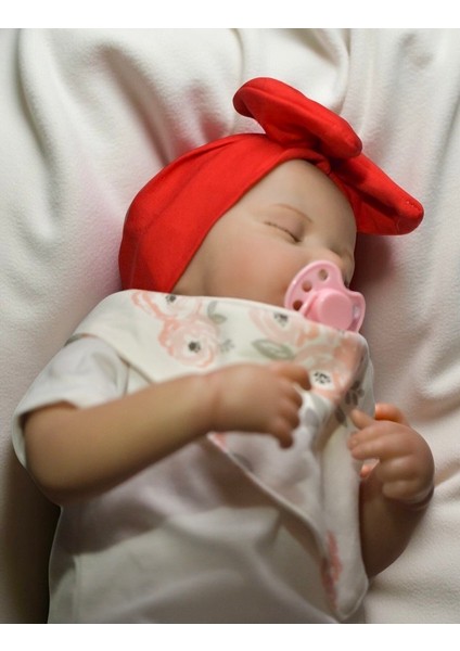 Bebeğin Için En Konforlu Bandana,2'li Set 0-2yaş Kız Bebek Penye Fiyonk Bandana