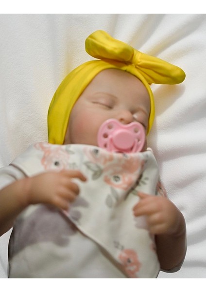 Bebeğin Için En Konforlu Bandana,2'li Set 0-2yaş Kız Bebek Penye Fiyonk Bandana