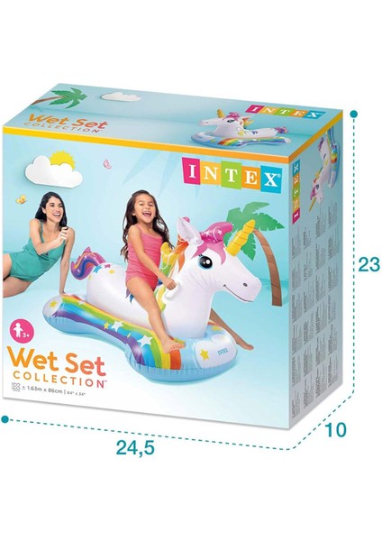 Sihirli Unicorn Binici 163X86 cm