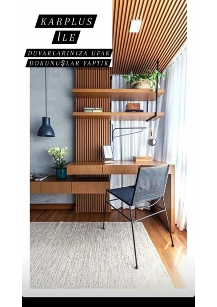 Ahşap desenli duvar paneli 200x18cm, yapışkanlı, 3D tasarım, şık ve modern görünüm