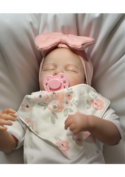 Bebeğin Için En Konforlu Bandana,2'li Set 0-2yaş Kız Bebek Penye Fiyonk Bandana