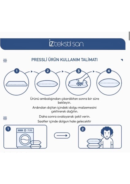 Yumuşak Kırlent İç Yastığı, %100 Silikon Dolgu, 7 Ölçü, Beyaz, Dikdörtgen, Konforlu indirimleri