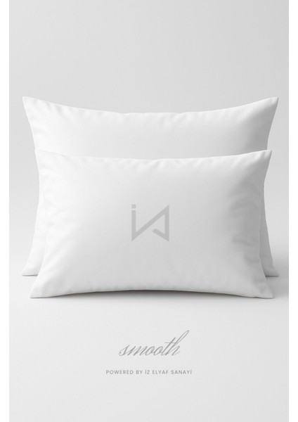 Yumuşak Kırlent İç Yastığı, %100 Silikon Dolgu, 7 Ölçü, Beyaz, Dikdörtgen, Konforlu