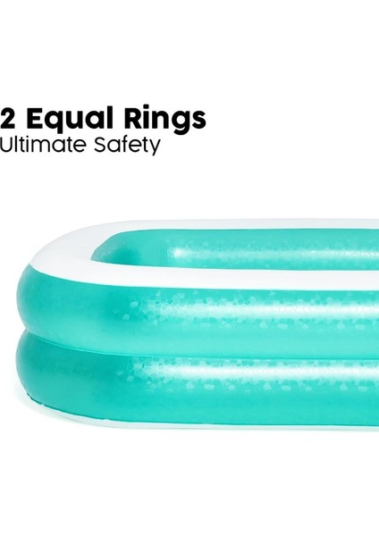 Şişme Şeffaf Aile Havuzu, Çok Renkli, 201X150X51 Cm, 3-4 Yaş için ideal fırsatları