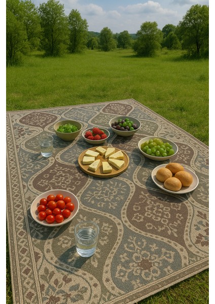 HCCOMPANYFABRICON Piknik Halı Örtüsü 6m²
