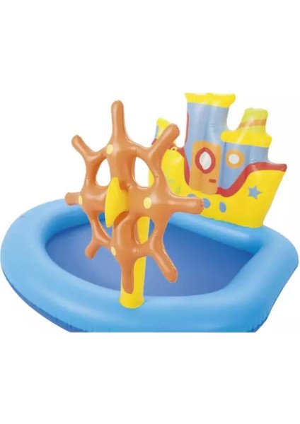 Renkli Eğlenceli Korsan Havuz Fişkiyeli 140x130cm, 3+ Yaş modelleri