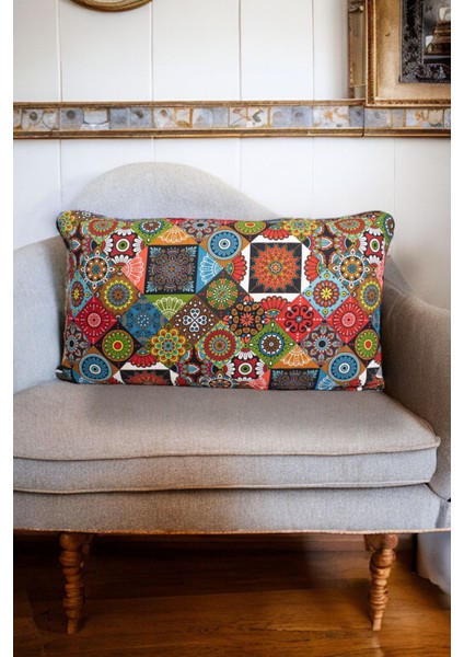 Renkli Mikro Petek Kırlent Kılıfı, Biyeli Koltuk ve Kanepe İçin Şık ve Rahat Tasarım fiyatları