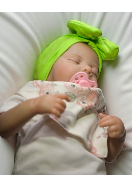 Bebeğin Için En Konforlu Bandana,2'li Set 0-2yaş Kız Bebek Penye Fiyonk Bandana