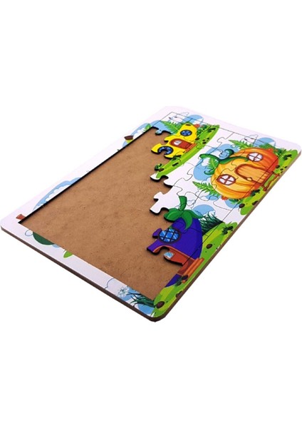 Sebze ve Meyve Evler 35 Parça Puzzle Yapboz Eğitici Çocuk Oyuncak fiyatları