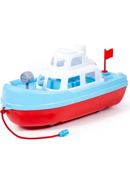 Kırmızı Renkli Eğlenceli Plastik Tekne, 1+ Yaş Çocuklar İçin Güzel Hobi Seçeneği