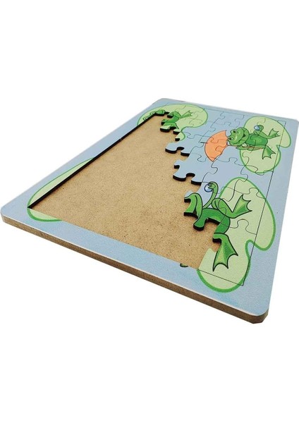 Renkli Kurbağa Temalı 35 Parça Eğitici Çocuk Puzzle, 3-6 Yaş için Eğlenceli ve Öğretici fiyatları