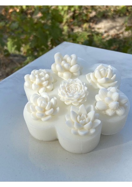 Yedili Çok Renkli Kaktüs Silikon Mum Kalıbı, Şık ve Kullanışlı Tasarım fiyatları