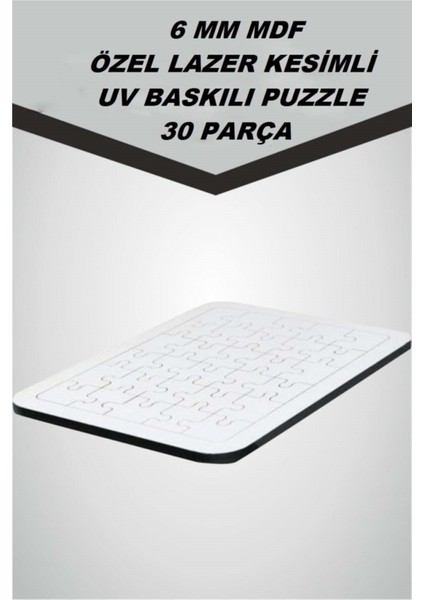 Deniz Altı Maceraları Ahşap 30 Parça Puzzle Yapboz Eğitici Çocuk Oyuncak
