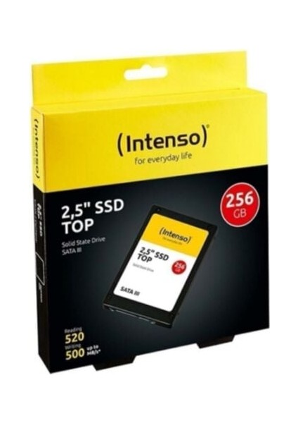 256GB Intenso 3812440 2.5'' 520/500MB/S SSD