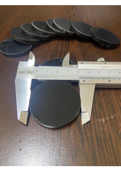 Pleksiaksesuar 20 Adet 42MMX42MM Parlak Siyah Pleksiyuvarlak indirimleri