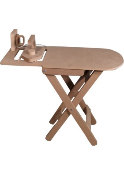 Ahşap Mdf Montessori Eğitici Oyuncak Ütü Seti ( 57X53X27 Cm) + 6'lı Rötuş Boya Seti (6X15ML)