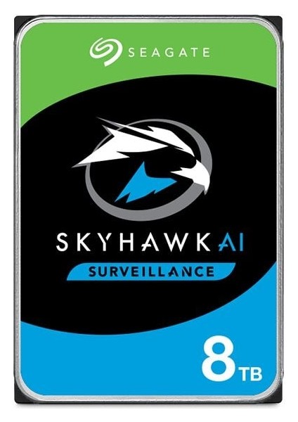 8tb Seagate Skyhawk Aı 256MB 7/24 Rv ST8000VE001