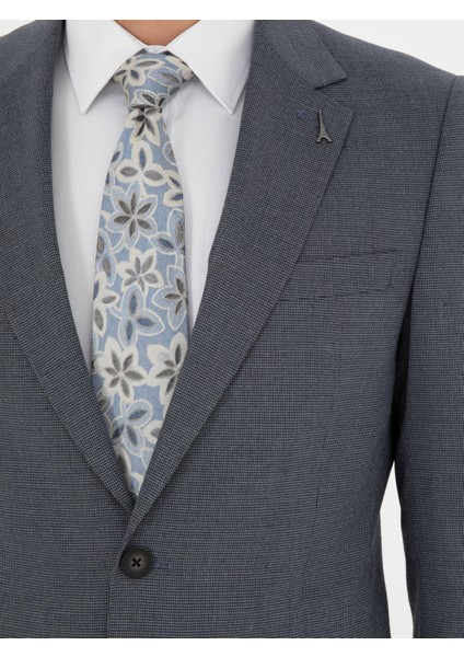 Erkek Mavi Slim Fit Takım Elbise 50293809-VR036