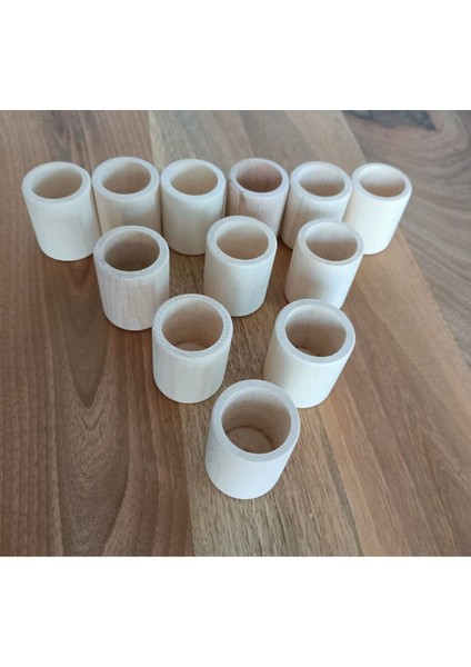 12'li Masif Waldorf Kaseler, şık ve dayanıklı mavi set, 1+ yaş için ideal seçenek