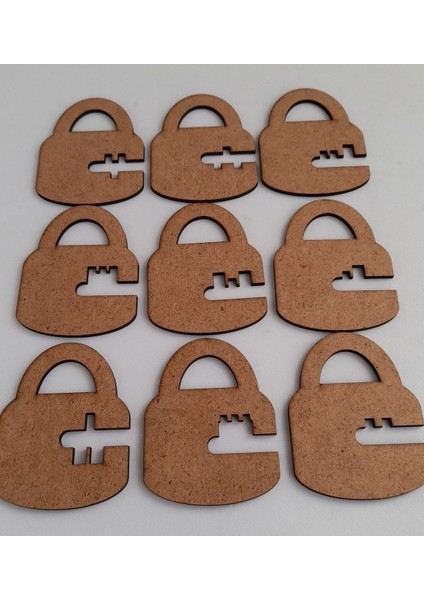 Ahşap Montessori Anahtar ve Kilit Eşleştirme Boyama Hobi Seti, 3+ yaş