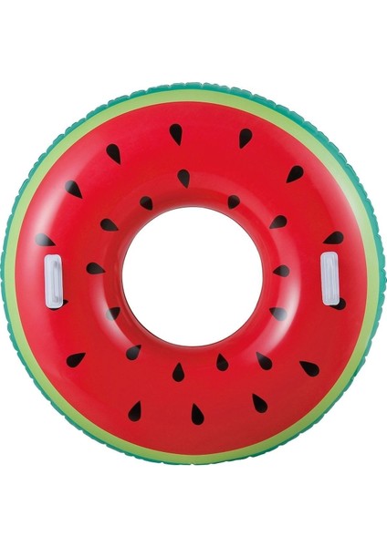 Tutmalı Karpuz Simit Şişme Karpuz Desenli Simit Deniz Simidi Meyve Simit Havuz Karpuz Simit 76 Cm.