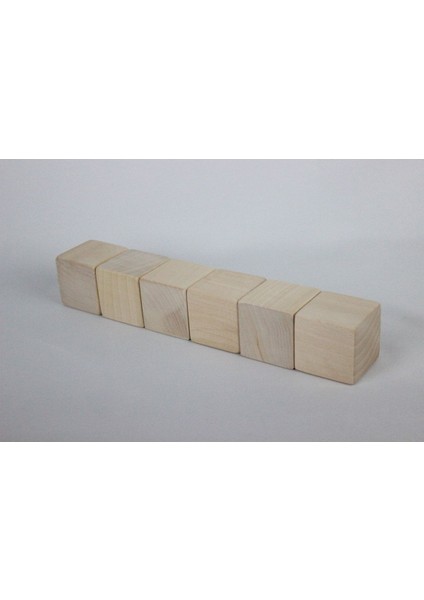 6 Lı Naturel Büyük Küp (5 Cm) fiyatları