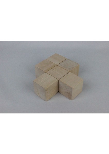 6 Lı Naturel Büyük Küp (5 Cm) fırsatları