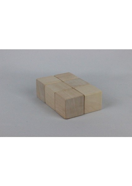 6 Lı Naturel Büyük Küp (5 Cm)