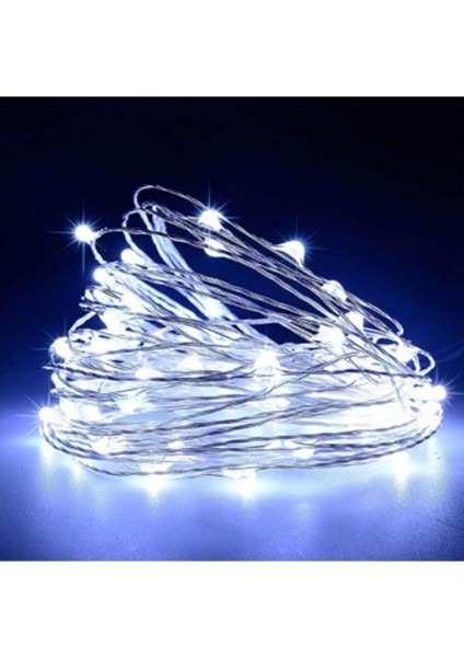 Beyaz LED Peri Işık 3m, Dekorasyon ve Aydınlatma için Şık ve Pratik Seçenek