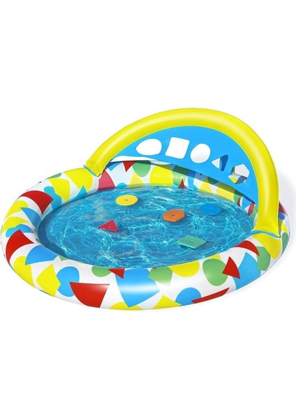 47" x 46" x 18"/1.20M x 1.17M x 46CM Splash & Learn Kiddie Pool