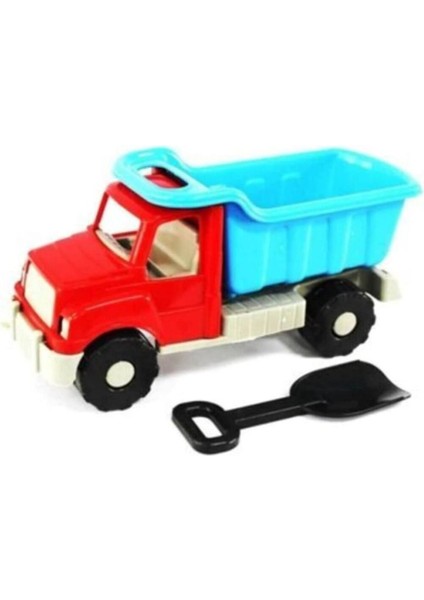 Renkli ve dayanıklı plastik kamyon ve kürek seti, kolay kullanım, 1+ yaş için uygundur fiyatları